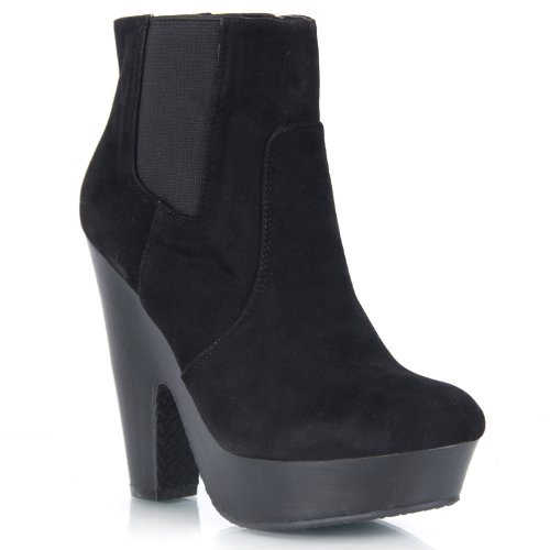 Bamboo Brandice-01 Chunky Heel Bootie