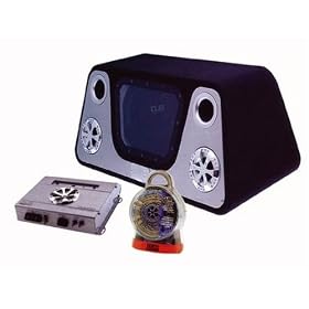 Buy AudioBahn DUB 10BP DUB10BP Dual 10 inch Bandpass with Amplifier and Ampkit by AudioBahn now!