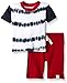 Burt's Bees Baby Boys' Organic Tie Dye Stripe Tee and Short Set