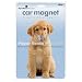 golden retriever - Golden Retriever Dog Die-Cut Car Magnet