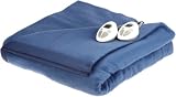 Sunbeam Imperial Nights Full Heated Blanket, Marine