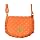 Small Quilted Cross Body Fashion Handbag Orange