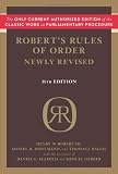 Robert's Rules of Order Newly Revised, 11th edition [Paperback]