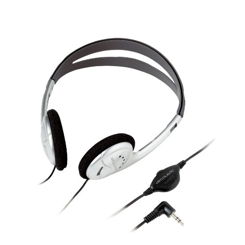 Aircoustic SFA 3035 Sound 4 All Stereo Kopfhörer mit Lautstärkeregler schwarz/silber