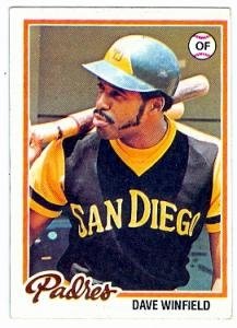 Dave Winfield baseball card 1978 Topps #530 (San Diego Padres)
