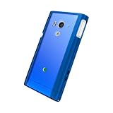 iBUFFALO docomo Xperia acro HD ハイブリッドケース 選べる液晶保護フィルム2枚付 しなやかで丈夫なケース ブルー BSMPACROHHCBL