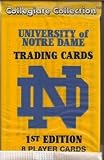 Collegiate Collection First Edition Notre Dame Fighting Irish Trading Cards - All-Time Greats 8 Cards