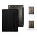 ESR Yippee Smart Case for The iPad Air, Smart Cover [Synthetic Leather] Translucent Frosted Back Magnetic Cover with Auto Sleep/Wake Function [Light Weight] for iPad 5 (Black)