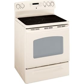 JBP80DMCC GE 30 Free Standing Electric Range Bisque with Black Cooktop JBP80DMCC GE 30