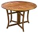 Outdoor Tables - Outdoor Int-Qui Nhou 10020 Eucalyptus Table