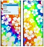 Aloha Swirl - Apple iPod nano 2G (2nd Generation) 2GB/ 4GB/ 8GB Protector Skin Decals - Faceplate Stickers
