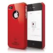 elago S4 Slim Fit Case for AT&T and Verizon iPhone 4/4S -Extreme Hot Red + HD Professional Extreme Clear film + Logo Protection Film included