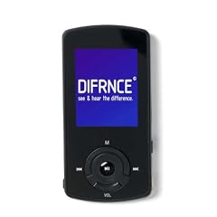 Difrnce MP 1820 Tragbarer MP3/MP4-Player mit Videofunktion, FM-Radio und Micro SD-Kartenleser 1,8 Zoll Display 4GB