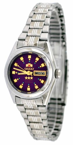 Orient #BNQ1X003V Women's Tri Star Purple Dial Automatic Watch