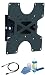 Low Profile Tilting 55mm Wall Mount Black Bracket Fits Panasonic Tx l32x20b 32 Inch Lcd Tv Flat Panel Hd Ready Screen Comes With Free Gold Hdmi Cable And Screen Cleaning Kit