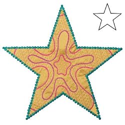 Accuquilt Go 5 Point Star Sarah Vedeler Cutting Die 55310