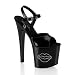 7 1/2 Inch Womens Evening Shoe Sexy High Heel Shoe With Ankle Strap Embedded in Rhine...