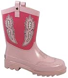 Smoky Mountain Western Style Rubber Pink Boots