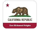 US State Flag - East Richmond Heights, California (CA) Mouse Pad