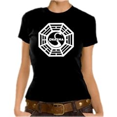 Lost Dharma Logo Girlie T-Shirt XS - XL div. Farben