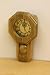 Dollhouse Miniature Wall Clock in Oak