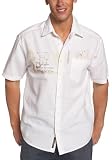 Cubavera Men's 100% Cotton Print Novelty Shirt
