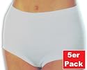 HERMKO 1140 5er Pack Damen-Taillenslip in wei&szlig; kochfest mit Tunnelzug Schl&uuml;pfer aus reiner EU-Baumwolle in Feinripp mit 15mm Beinborte (Mama-Slip), schadstoffge&uuml;r&uuml;fte Qualit&auml;t mit &Ouml;ko-Tex 100 - Zertifizierung, direkt vom Hersteller auf der schw&auml;bischen Alb