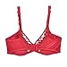 La Isla Women's Full Coverage Elegant Embroidered Minimizer Bra