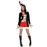 Lion Tame-Her Ringleader Costume (Red;X-Small/Small)