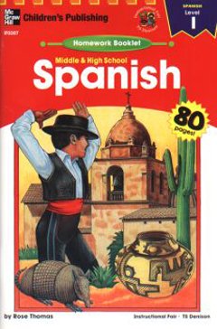 HOMEWORK BOOKLET SPANISH 1 MID HS LEVEL 1 MIDDLE HIGH SCHOOL images