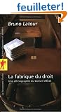 La fabrique du droit : Une ethnographie du Conseil d'Etat