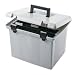 Oxford Portafilet Letter Size Hanging File Box, 13-7/8W x 11-1/8D x 10-7/8H, Granite, 1 Per Box, (41747)