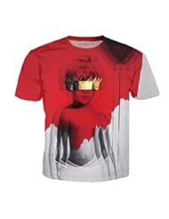 Apparel: ZURIC Women Rihanna Anti Deluxe Edition 2016 Short Sleeves T-Shirt (XL)