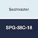 Sealmaster SPG-38C-18 Protected Screw Take-Up Unit, Style "G", Setscrew Locking Collar, Contact Seals, 2-3/8" Bore , 18" Travel, 36" x 3" Bolt Hole Spacing