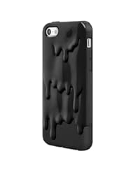 Wireless: SwitchEasy Melt Hybrid Case for iPhone 5C - Retail Packaging - Gasoline Black - SwitchEasy