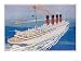 Passenger Liner of the Cunard White Star Line She Held the Blue Riband for 21 Years A...