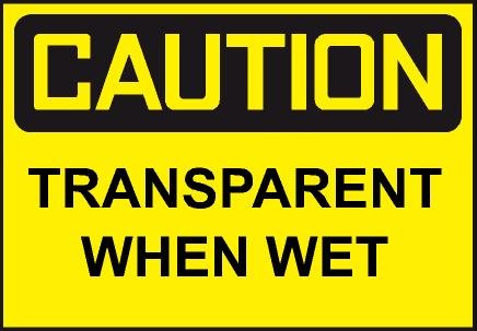 Transparent When Wet Long Sleeve T-Shirt