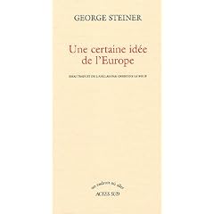 Une certaine id�e de l'Europe
