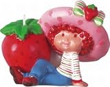 Strawberry Shortcake Party Sculpted Cake Decor Candle