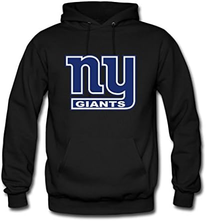 adult Winter NFL NY New York Giants Logo (1) Hoodies Sweatshirts Hoodies Shirts Black XL