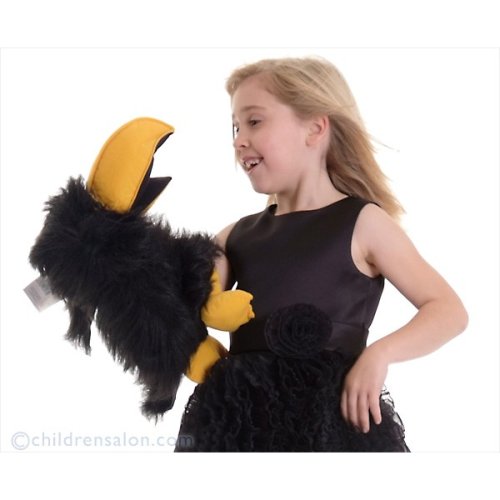 Childrens Toyshop  Toys : Crow Bird Hand Puppet