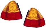 2002-2005 (2003 2004 02 03 04 05) Suzuki Aerio Tail Light Assembly - Sedan - Pair (Both Driver and Passenger Sides - Left and Right) - DOT Certified