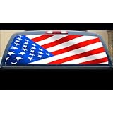 American Flag 22 x 65 - Rear Window Graphic Truck SUV decal tint film truck by FireStorm