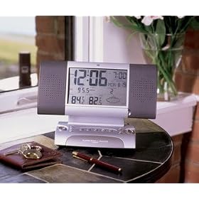 Maverick CL-116 Color-Coded LCD Weather Station and AM/FM Stereo Radio with Talking Alarm Clock