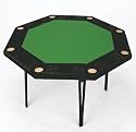 Rio Brands Foldaway Octagon Poker Table (Brown)
