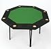 Rio Brands Foldaway Octagon Poker Table (Brown)