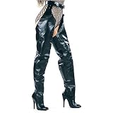 Women's Angie 5 Heel Cow Leather Chap Boots