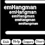 "emHangman" for Palm