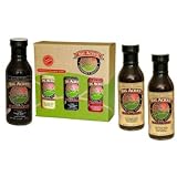 Big Acres Rich & Mild BBQ Sauce and Ginger Teriyaki Marinade Gift Pack, Set of 3