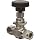 Parker NP6 Series Stainless Steel 316 Needle Valve, Inline, Hand Wheel, PCTFE Tipped Stem, A-Lok Compression Fitting
